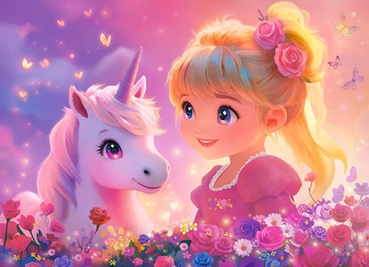 Princesse dans le jardin royal 100pc