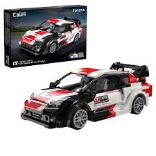 bouwpakket auto Toyota GR Yaris rally 1 met afstandsbediening