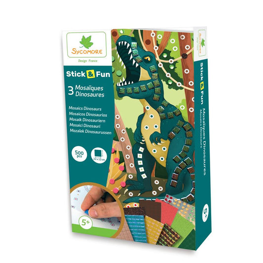 stick'n fun mozaiëk dinosaurs