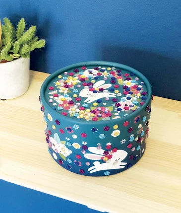 stick 'n fun 3-mosaics round jewelry box