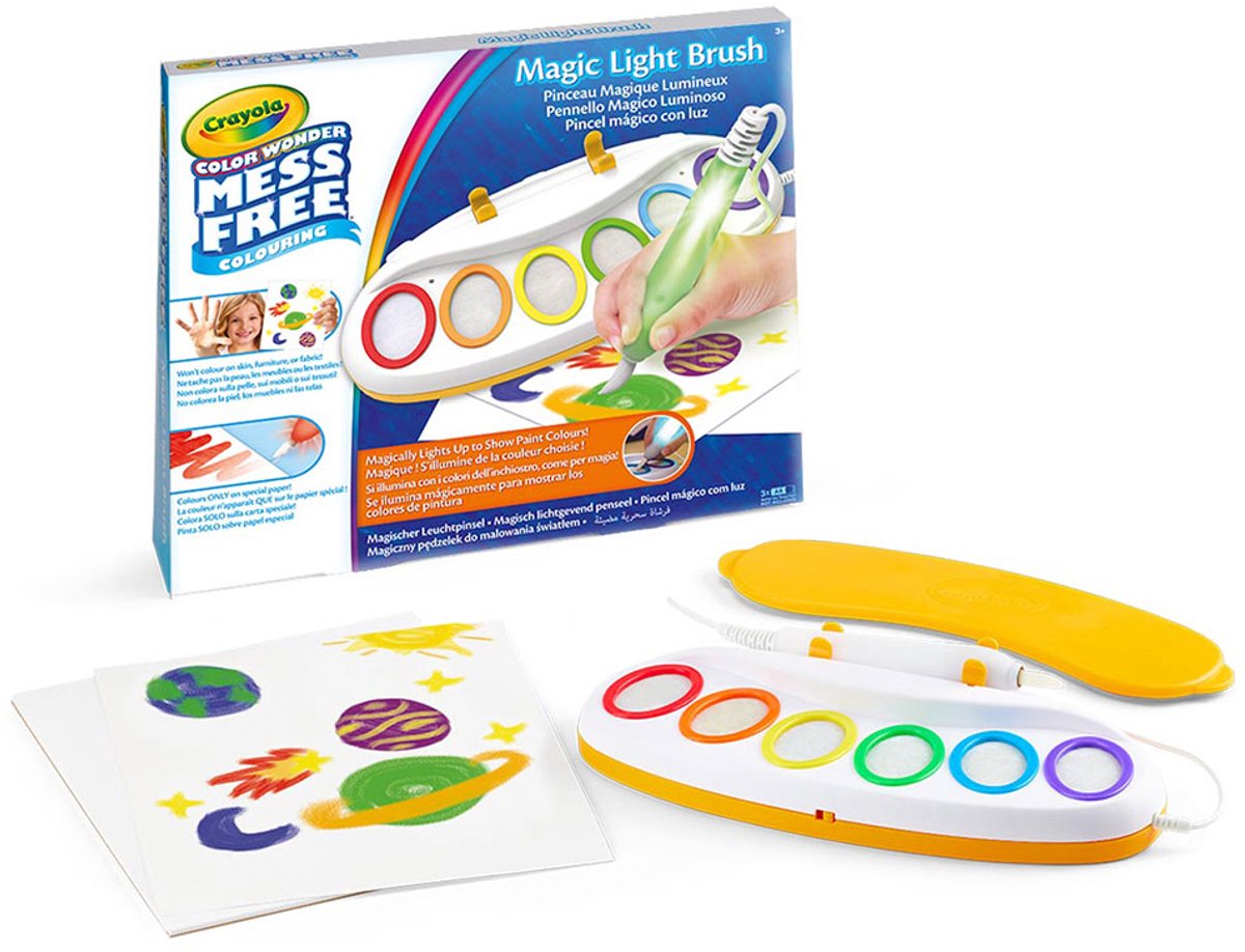 magic light-up brush colorwonder CRAYOLA