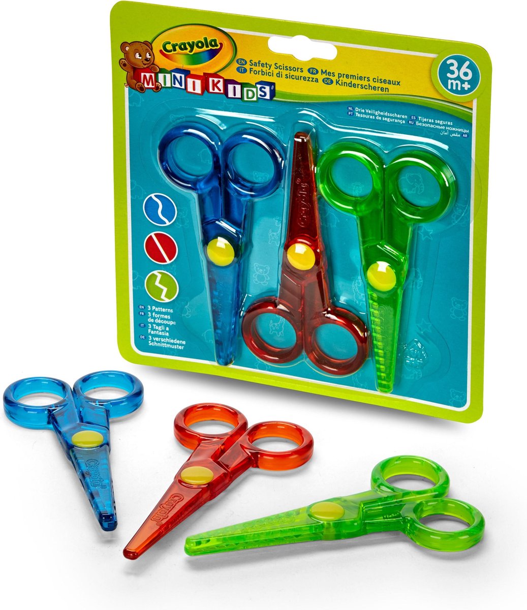 Ciseaux CRAYOLA pour enfants (lot de 3)