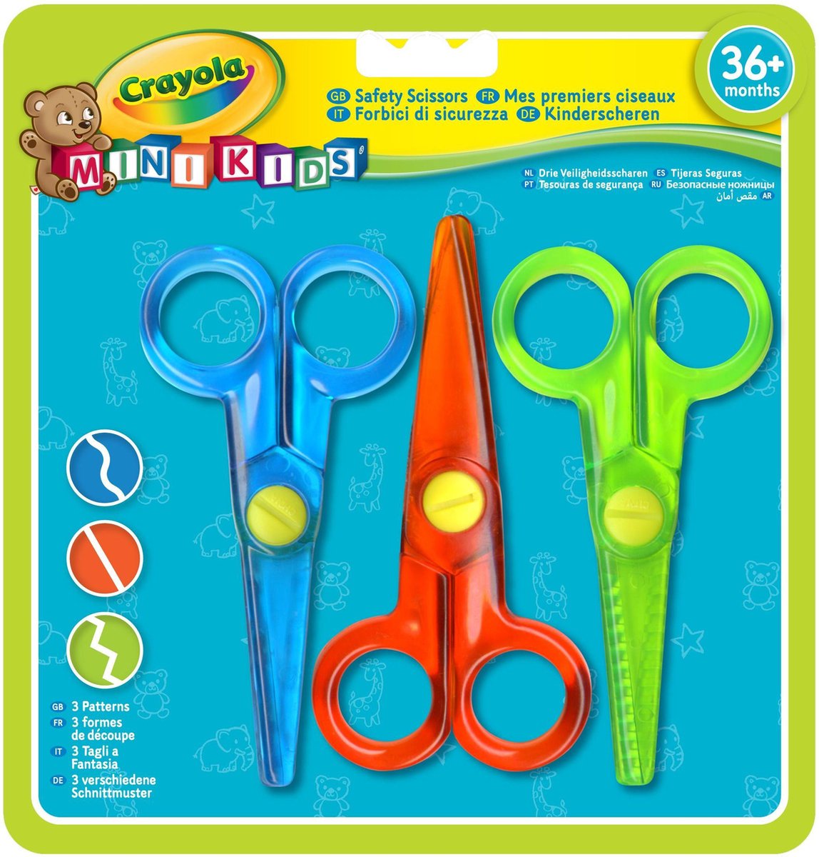 Ciseaux CRAYOLA pour enfants (lot de 3)