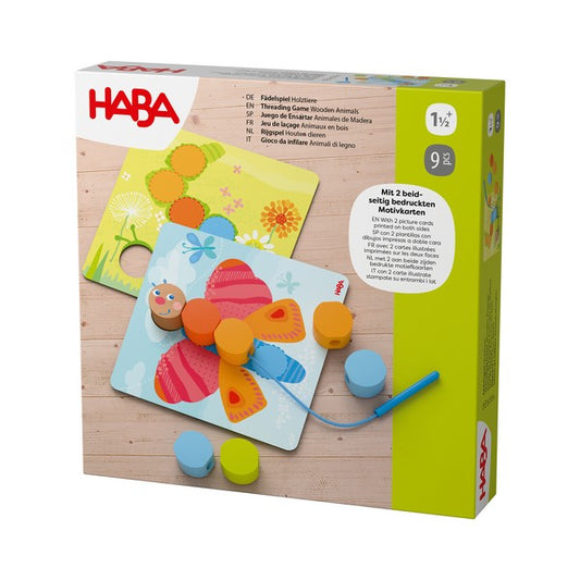 rijgspel houten dieren HABA