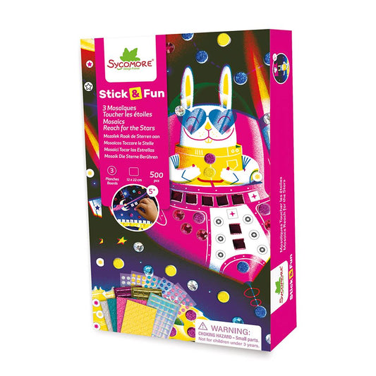 stick'n fun mosaïque touche les étoiles