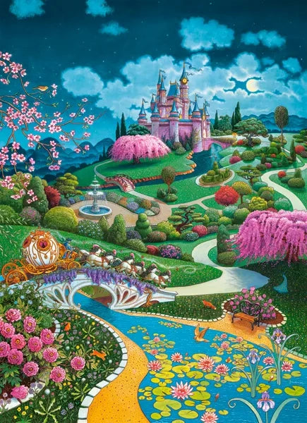 Princesse dans le jardin royal 100pc