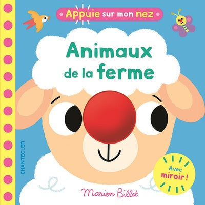 livre appuie sur mon nez - animaux de la ferme FRA