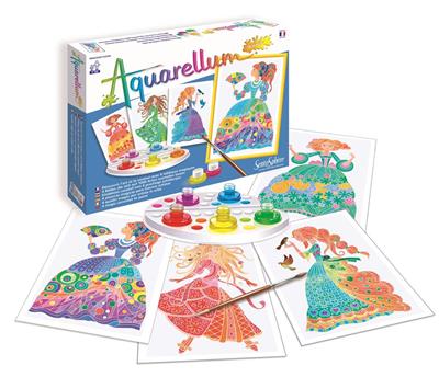 aquarellum junior bloemen prinsessen