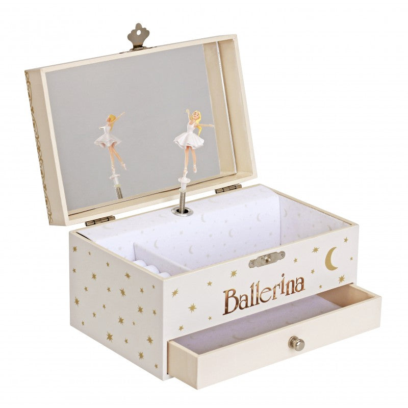 juwelenkistje met muziek ballerina félicie- musical jewelry box ballerina félicie- boîte à bijoux phosphorescent avec musique ballerine félicie