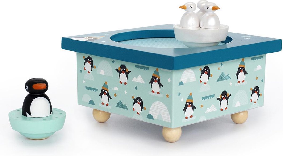 muziekdoos dansende pinguins