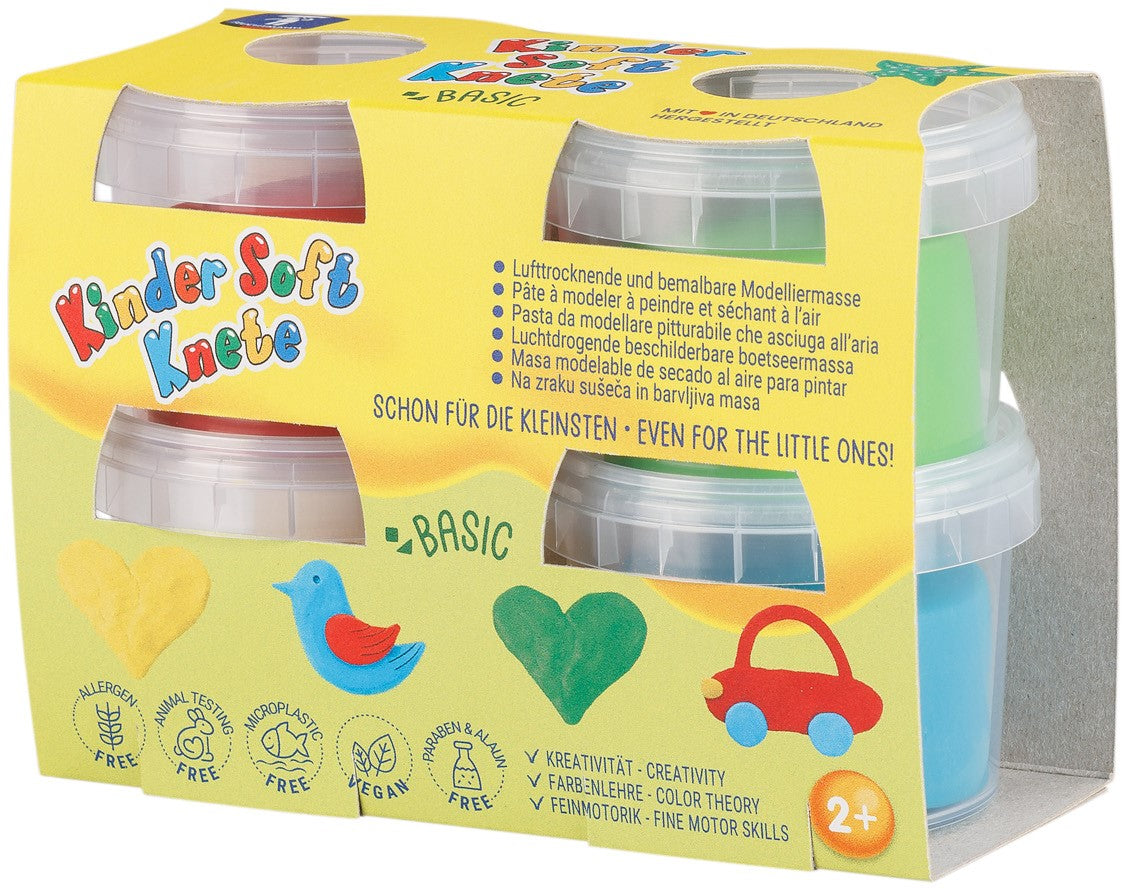 kinder soft klei basic 4x80gr