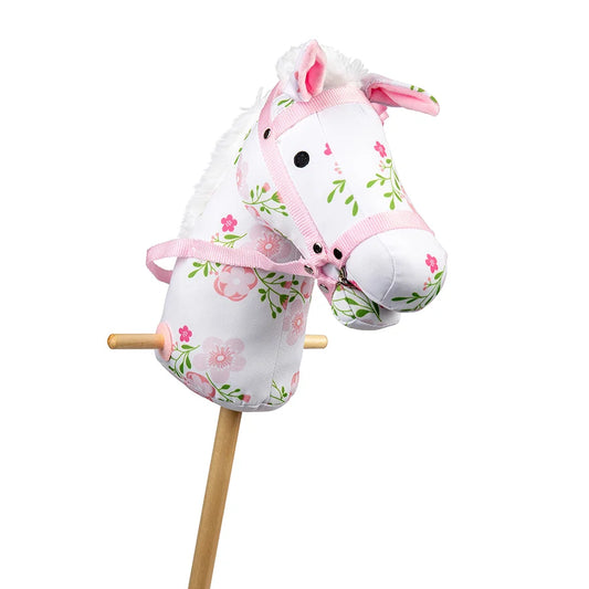 floral hobby horse stokpaard