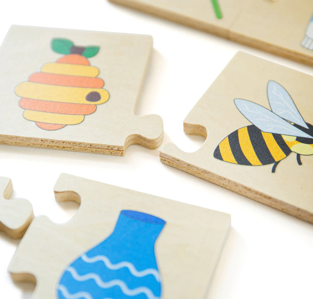 houten puzzel wat hoort samen ? - things that go together - puzzle en bois qu'est-ce qui va ensemble ?