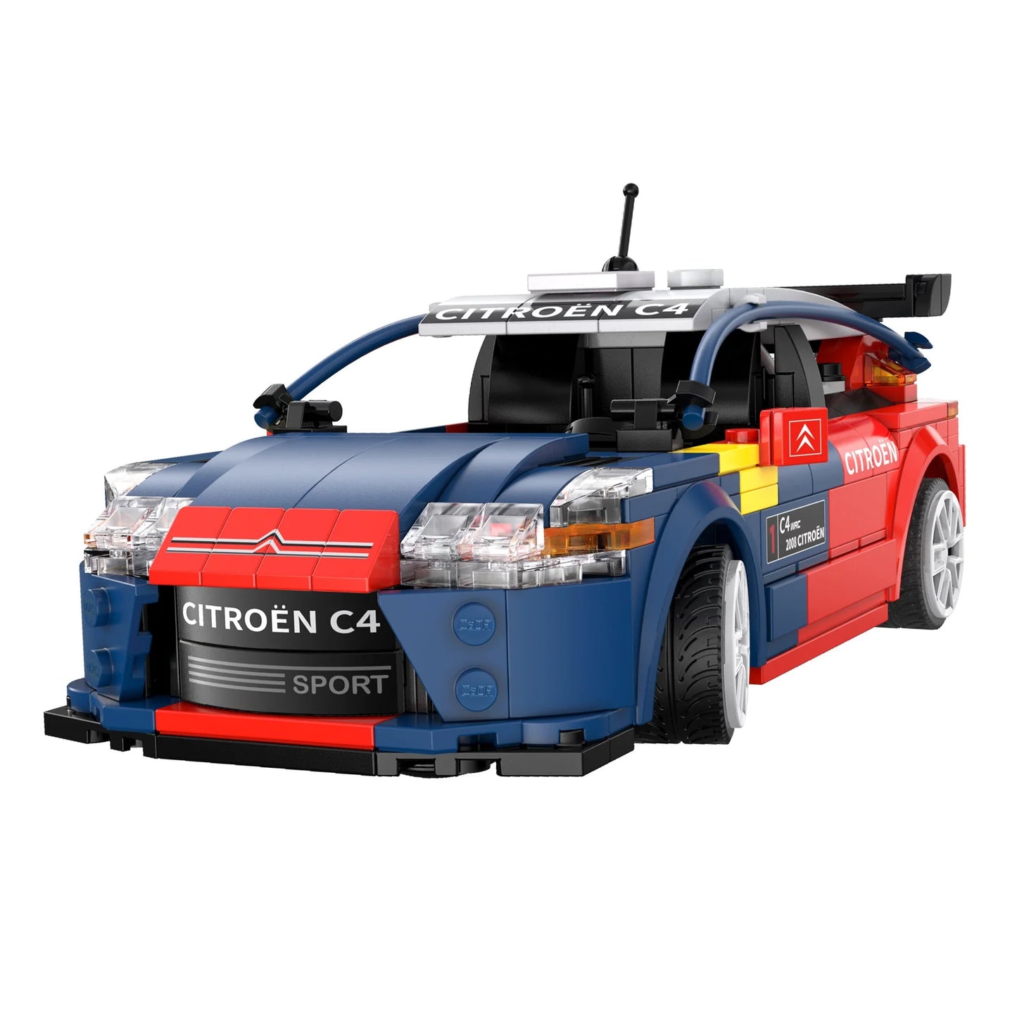 bouwpakket auto citroën C4 WRC 2008 met afstandsbediening