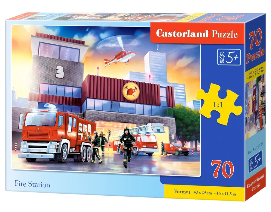 puzzle Caserne de pompiers 70pc