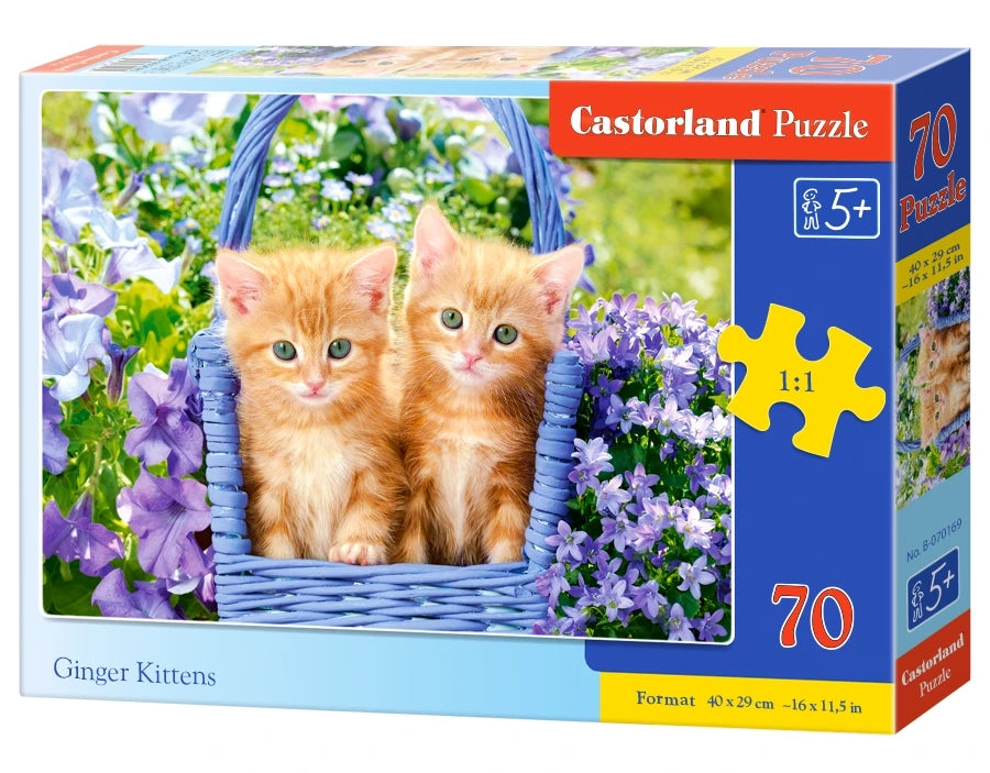 puzzle Chatons gingembre 70pc