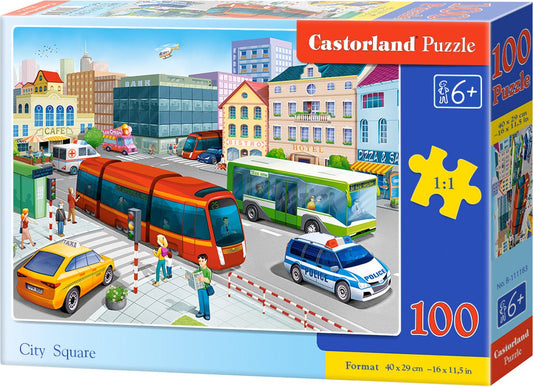 puzzel city square 100pc
