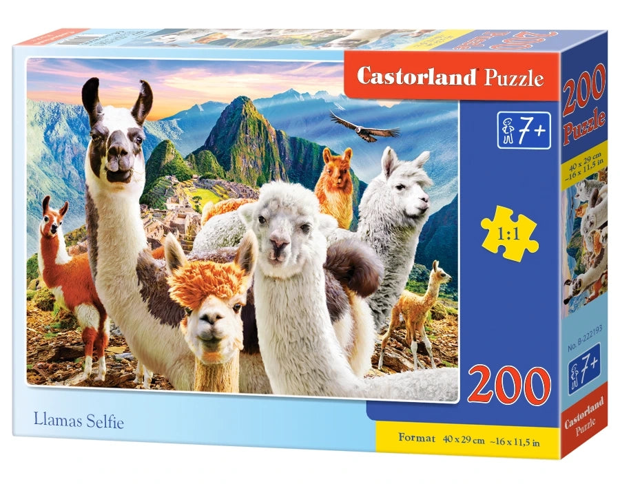 puzzel Llamas selfie 200pc