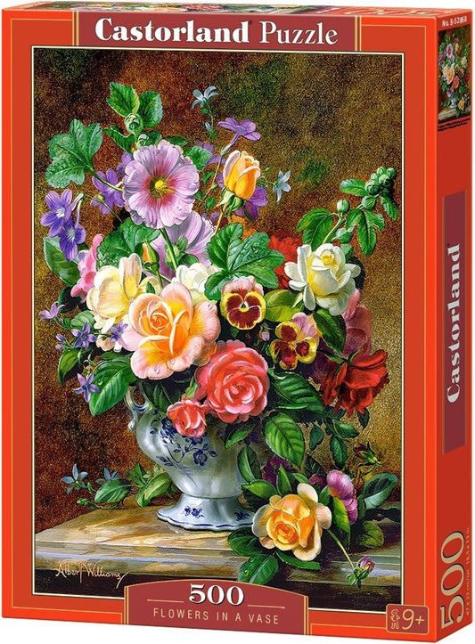 Puzzel Flowers in a vase 500pc