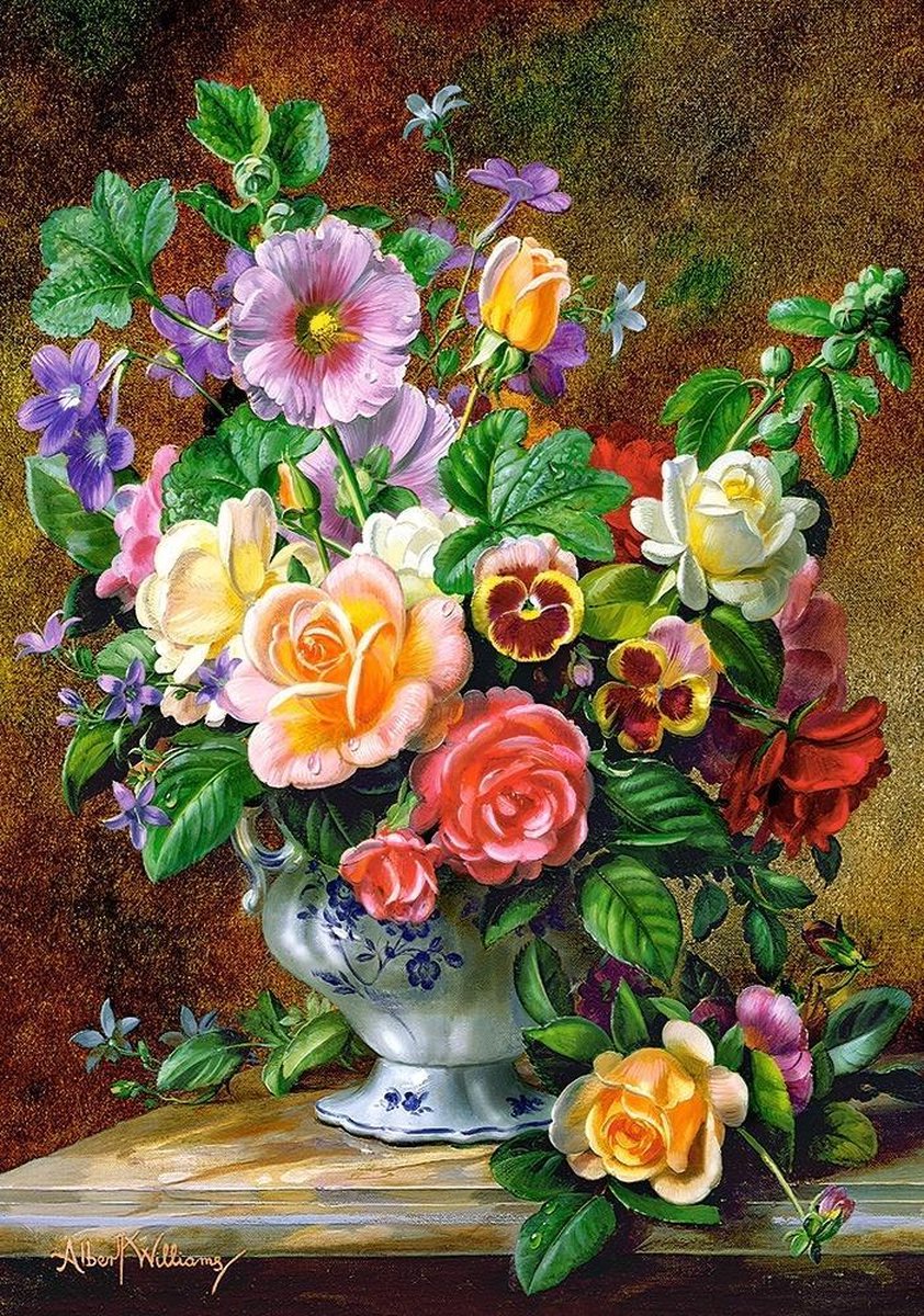 Puzzel Flowers in a vase 500pc