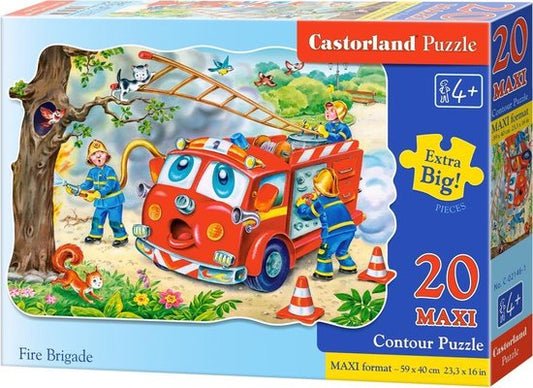 puzzel fire brigade MAXI  20pc