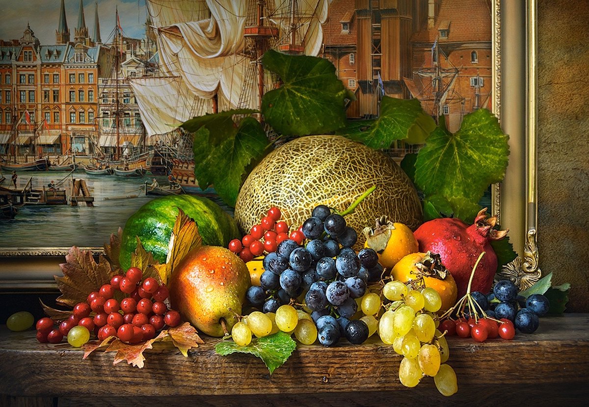 puzzel Still life with fruits 1500pc