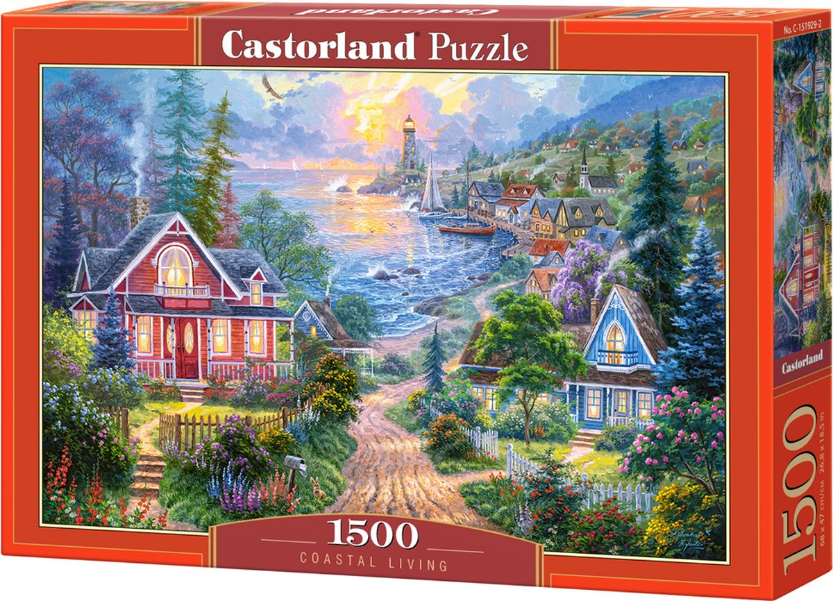 puzzle Vie côtière 1500pc