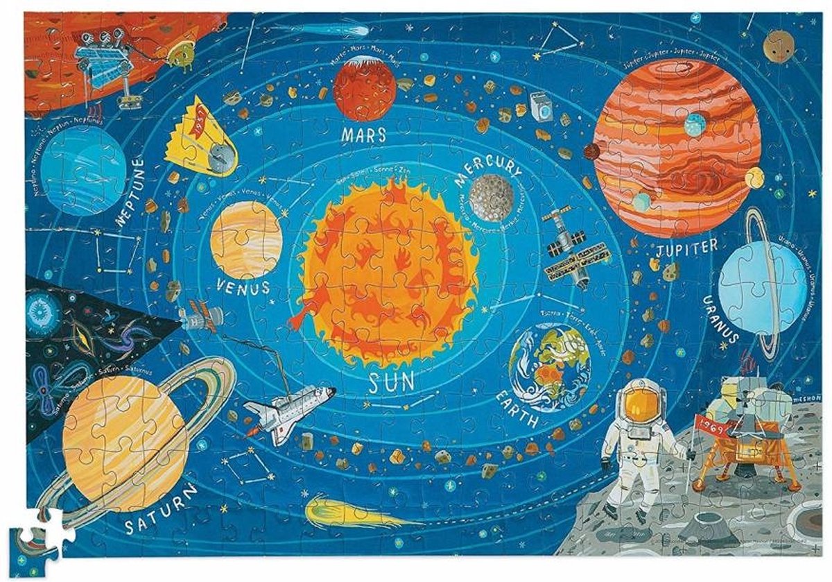 puzzel + poster space 200pc