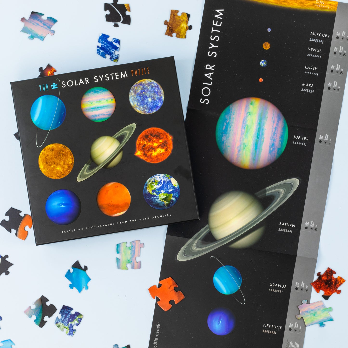 puzzel NASA zonnestelsel - 200pc  puzzle nasa solar system - puzzle NASA système solaire