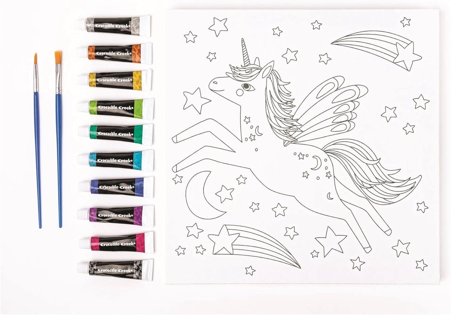 creativity canvas dinosaur, unicorn of space