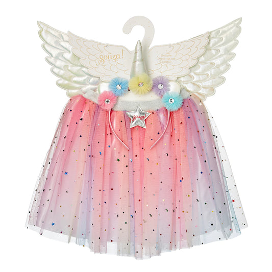 Verkleedset celestia rok, diadeem en vleugels SOUZA