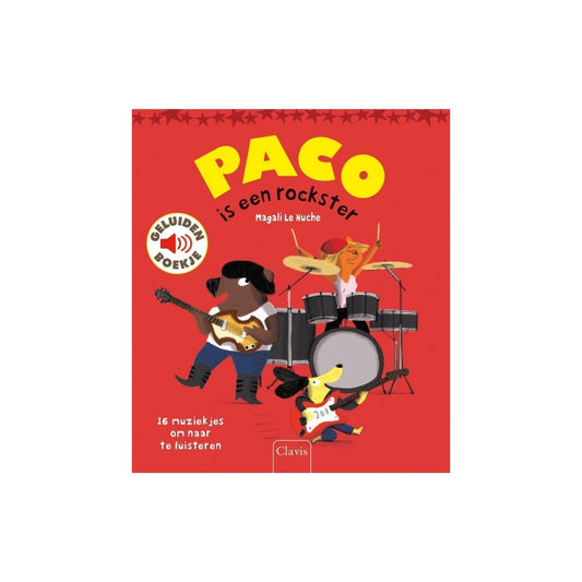 Paco is een rockster geluidenboek NED