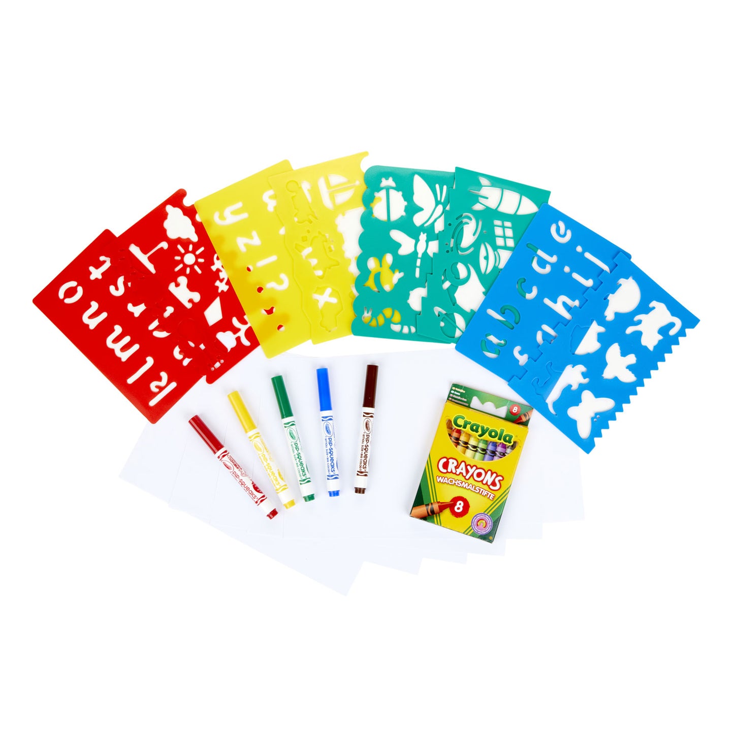 knutselset sjablonen - Crayola - kit de bricolage pochoirs  crayola
