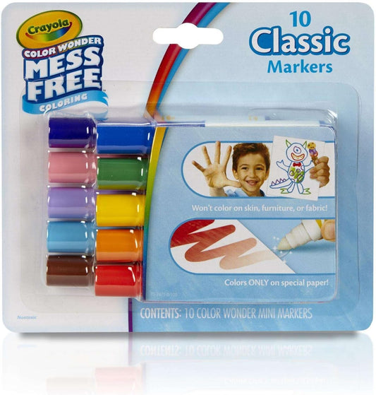marqueurs 10pcs - colorwonder crayola - feutres 10pc