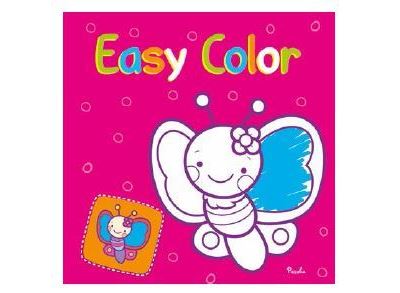 kleurboek vlinder - easy color papillon - livre de coloriage