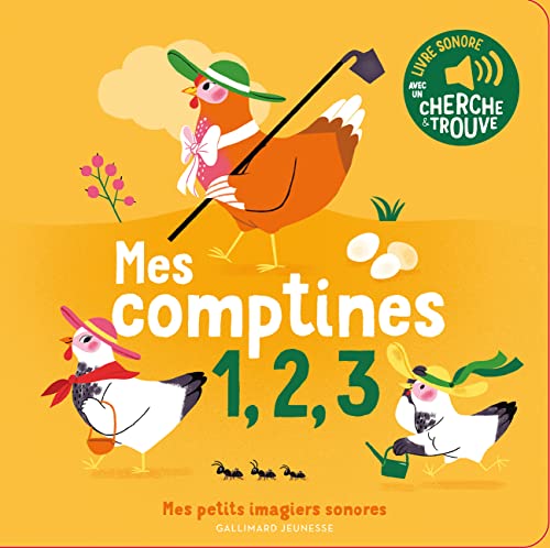 livre petits images sonores mes comptines FRA