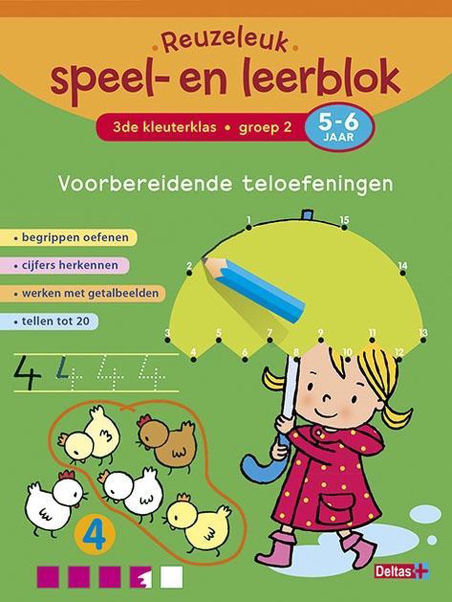 speel- en leerblok voorbereidende teloefeningen 5-6 jaar NED