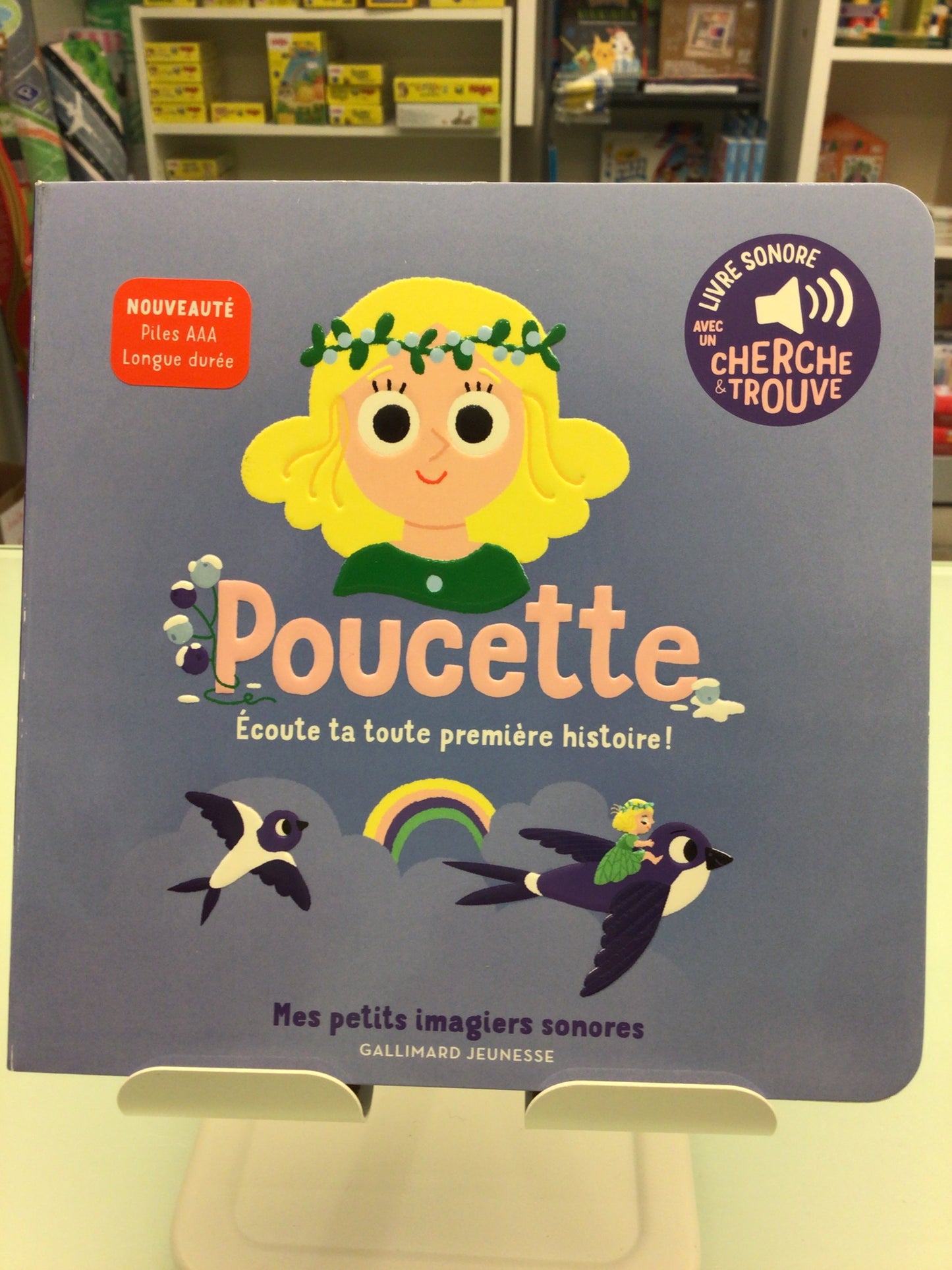livre petits imagiers sonores poucette FRA