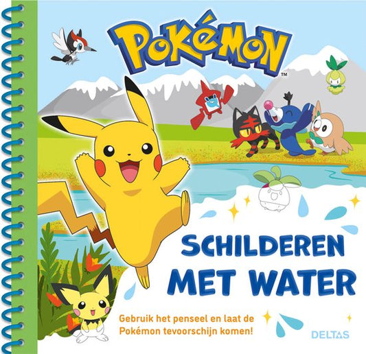 peindre des Pokémon avec de l'eau partie 1 (vert)