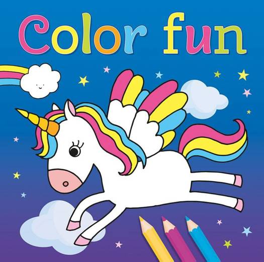 kleurboek - unicorns color fun- livre à colorier