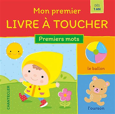 mon premier livre à toucher premier mots FRA