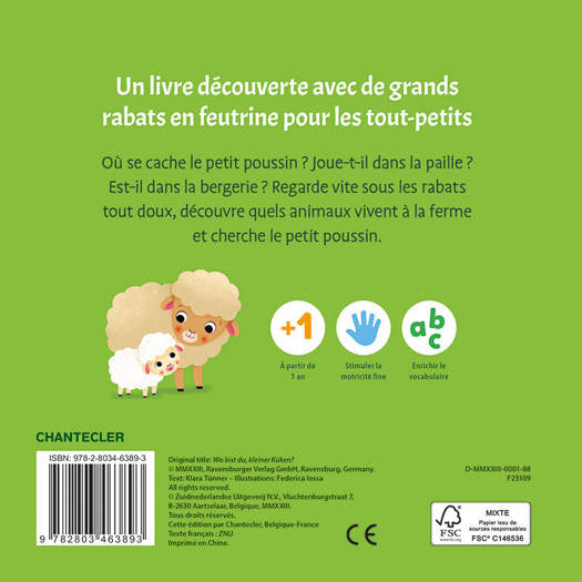 livre Où est le petit poussin ? FR