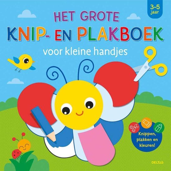 het grote knip-en plakboek voor kleine handjes NED