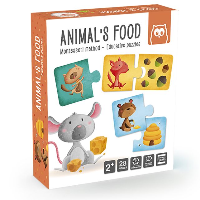 Animal s food montessori
