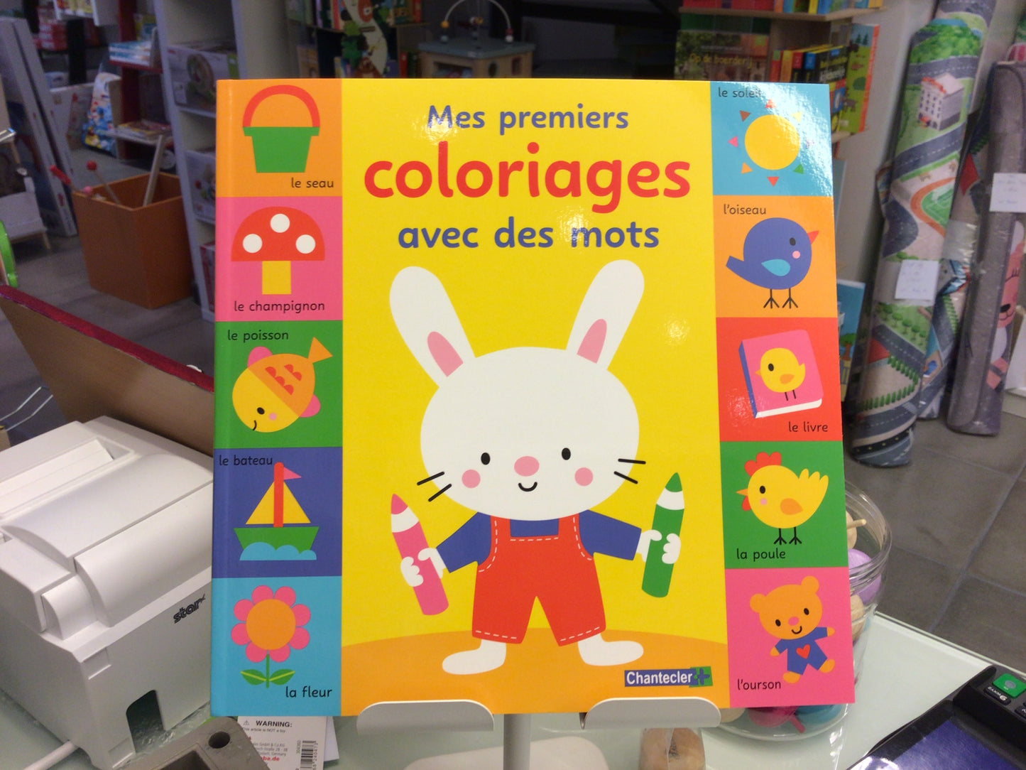 mes premiers coloriages avec des mots - Joue et apprends avec Billi