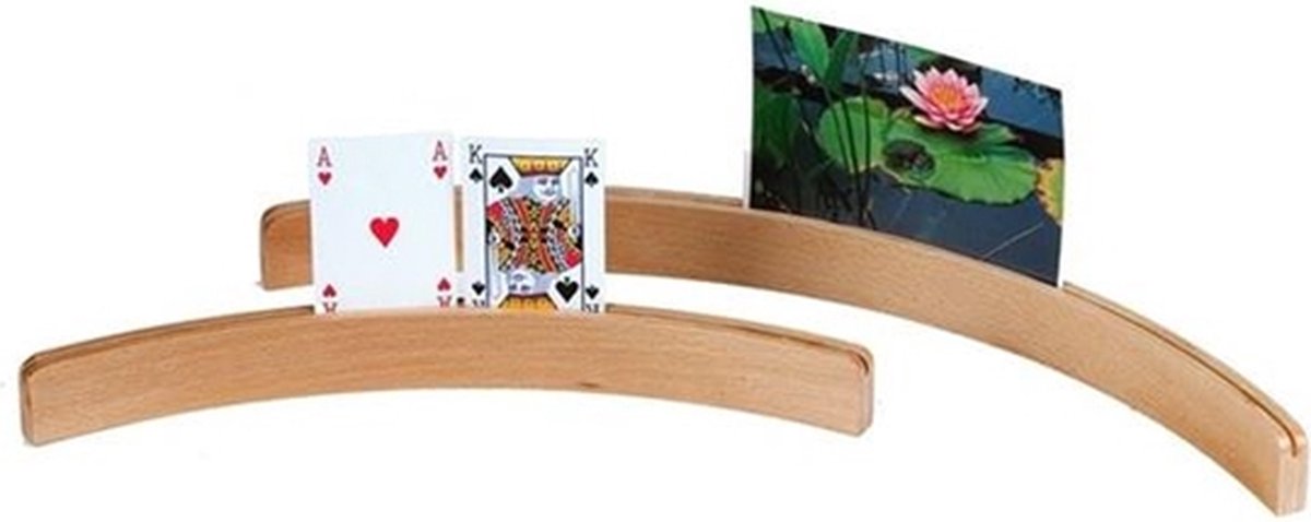 porte-cartes bois - 35 cm - porte-cartes en bois