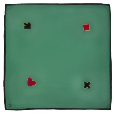 tapis à cartes - 120 x 120 cm - nappe pour jeu de cartes