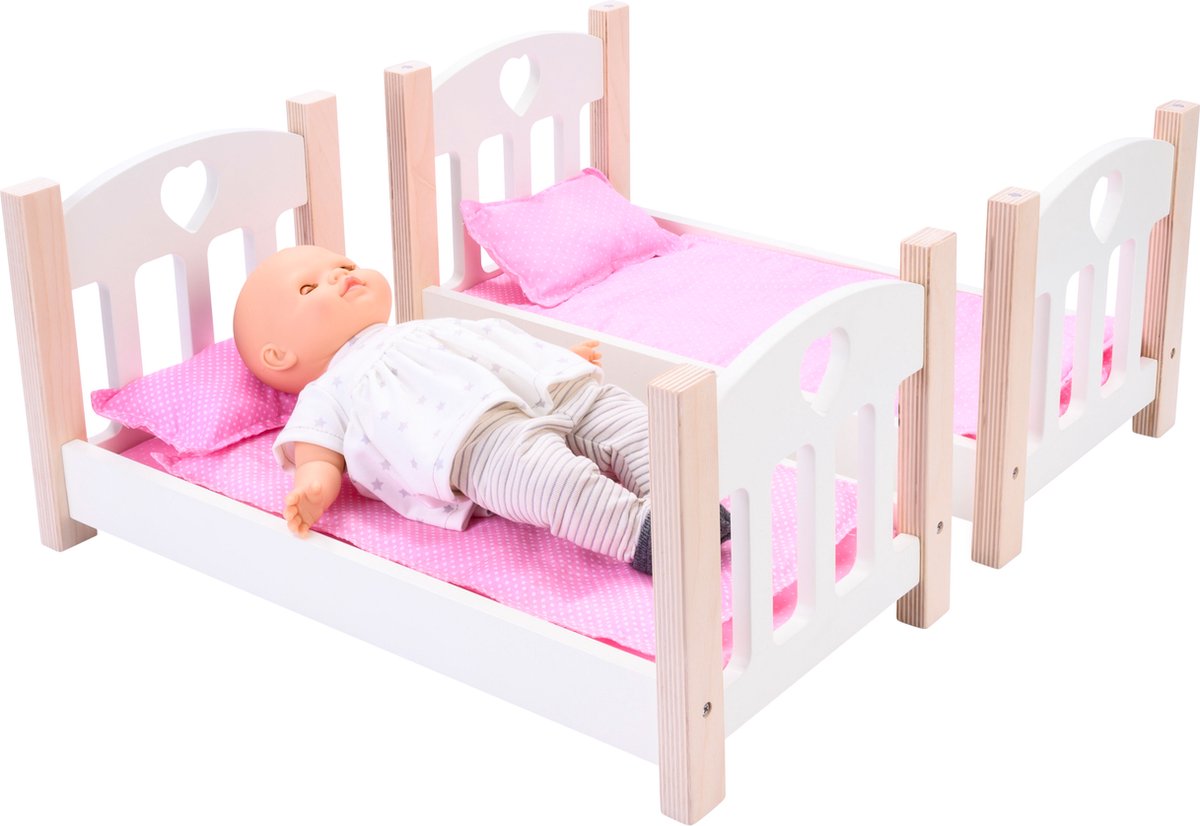 lit superposé pour poupée rose - lit superposé pour poupées