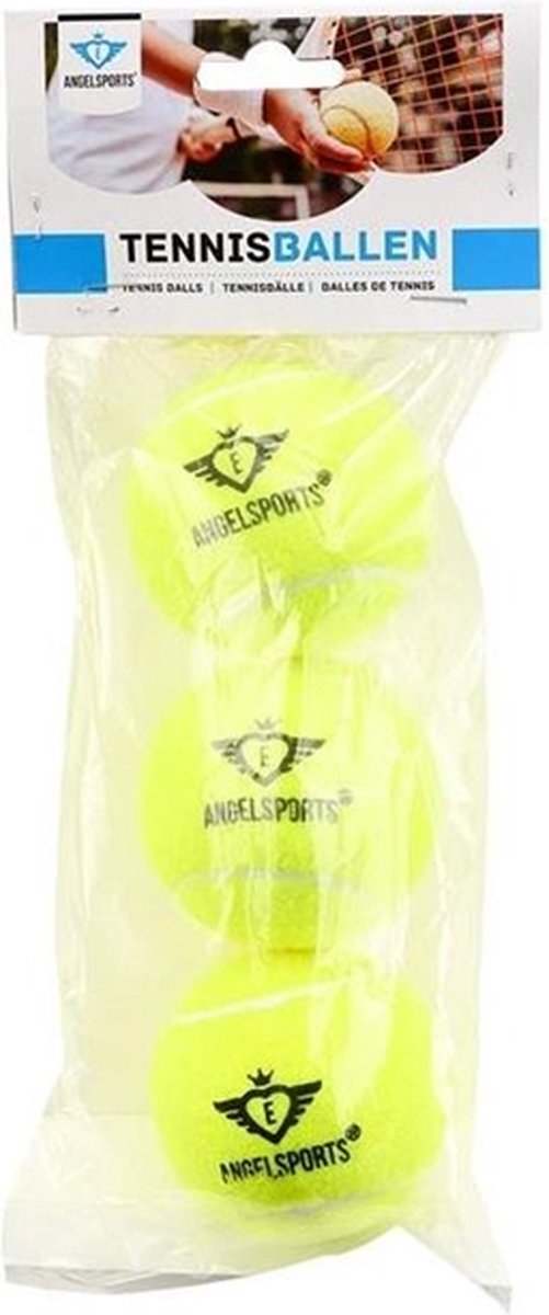 3 balles de tennis en polybag