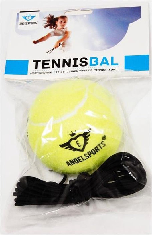 tennisbal met zwarte elastiek voor jokari - balle de tennis avec élastique noir pour jokari
